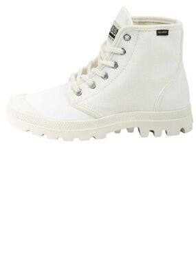 Palladium Pampa Hi Originale Lug Sole Lace Up Boots White Men's Size 12